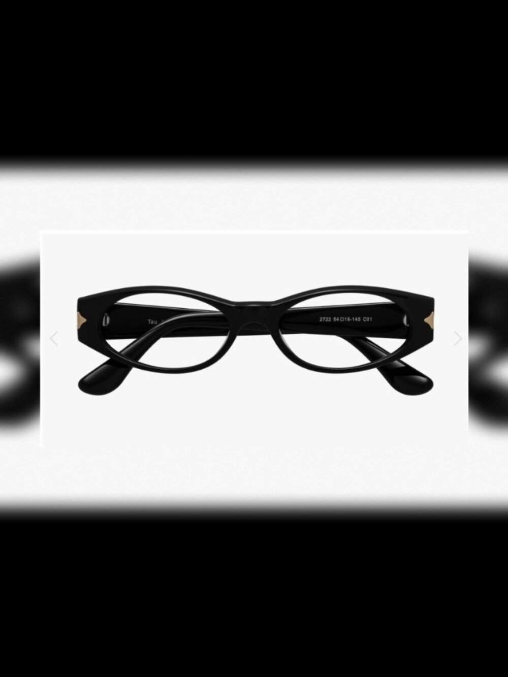 Tau Glasses Black Yesglasses NEW